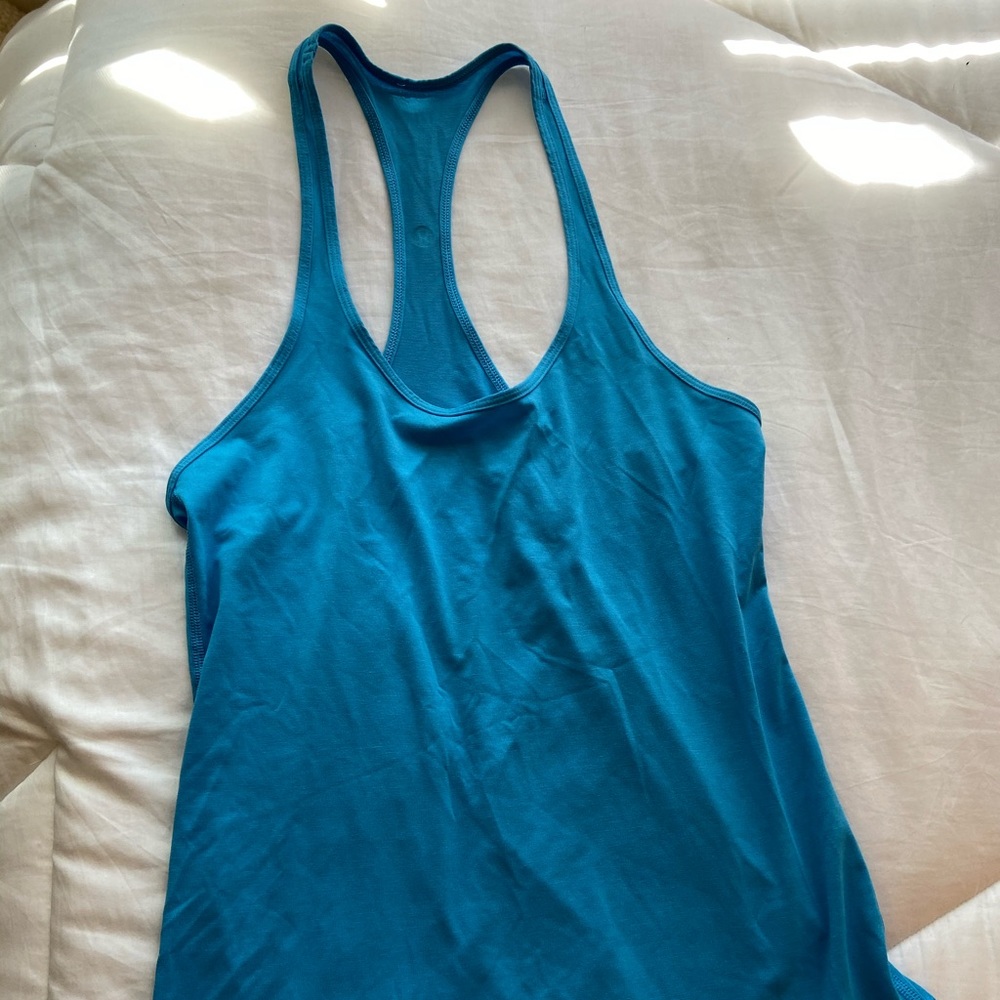 Blue Lululemon tank